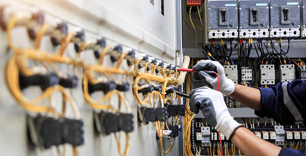 Professional Electrician technician working in Lawnside, NJ